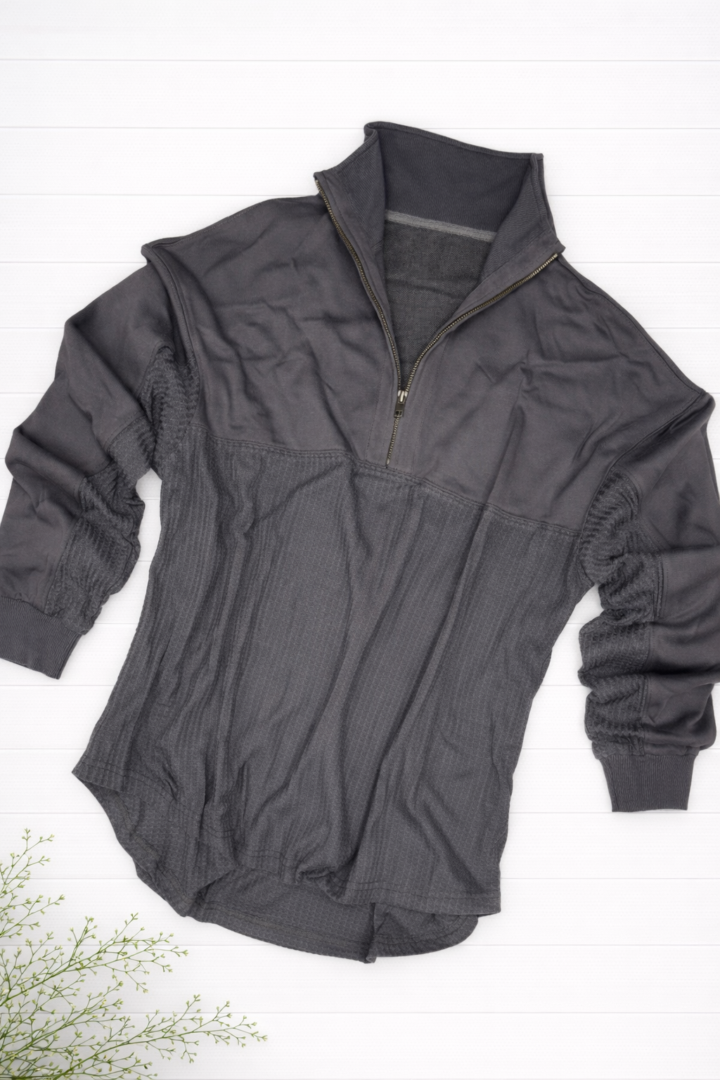 Waffle Quarter Zip