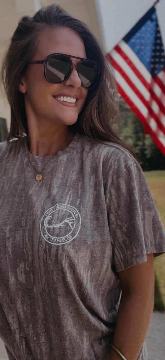 Tailfeathers & Tines Tee