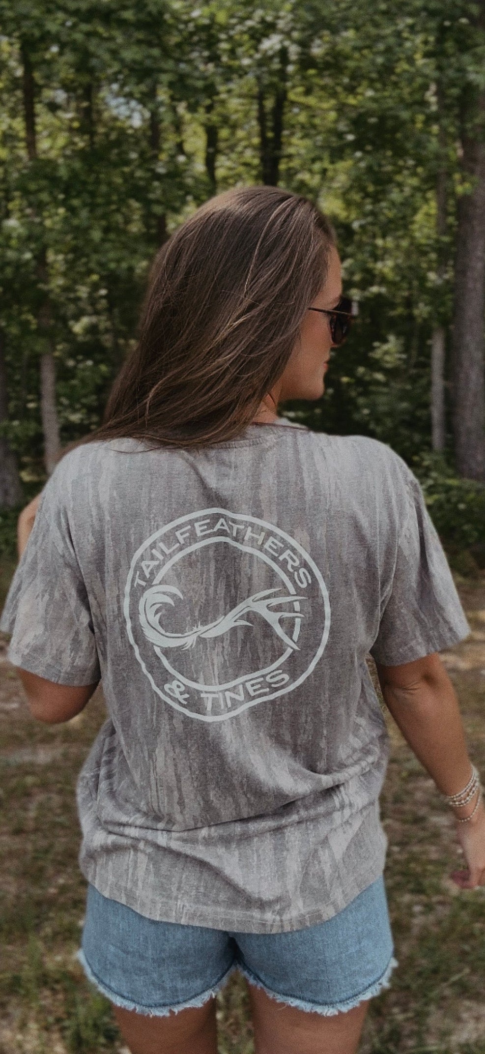 Tailfeathers & Tines Tee